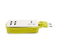 Asyduey ExtensióN Enchufe EléCtrico Puertos Carga USB Viaje Tira de AlimentacióN DoméStica Enchufe EléCtrico Enchufes de AlimentacióN Cargador Inteligente Pared Enchufe de la UE 7 Agujeros