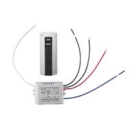 Asyduey Interruptor de Control Remoto InaláMbrico de 1 VíA ON/OFF 220V Interruptor de Control Remoto Digital para LáMpara y Luz HT035