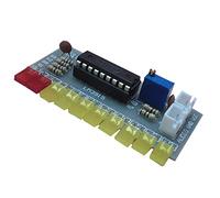 Asyduey Lm3915 Indicador De De Audio DIY Kit 10 Led Analizador De Espectro De Sonido De Audio Kit Indicador De Soldadura Electrónica