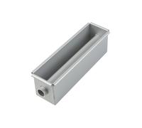 Asyduey Molde para Hornear Pasteles,Molde para Pasteles con Forma Corazón Que Fluye, Molde para Pan Cuadrado Aleación de Aluminio con Tubo Central, Herramientas para Pasteles DIY-B