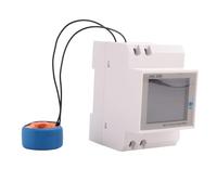 Asyduey MonofáSico Digital AC 40-300V 100A Riel DIN 6 en 1 VoltíMetro AmperíMetro Watt Kwh Medidor de Frecuencia 110V (CT Externo)