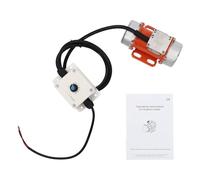 Asyduey Motor de Vibración Eléctrica de 50W DC24V con Controlador de Velocidad Motor de Alta Velocidad Sin Escobillas Vibrador de Hormigón de Aleación 4000rpm