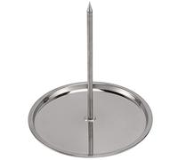 Asyduey Parrilla de Pollo Vertical Parrilla para Asar una la Parrilla Asador de Carne para Bistec, Pollo, Carnes Accesorios para Ahumadores de Cerveza