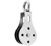 Asyduey Polea de Rodamiento de 300 Kg, Rueda Silenciosa de ElevacióN, Rueda de Polea de Servicio Pesado con Ranura en U para Gimnasio, MáQuina de Cable para Equipos de Entrenamiento