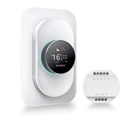 Asyduey Termostato WiFi TUYA de 24 V para Bomba de del HVAC, Controlador de Temperatura Programable Inteligente Que Funciona para y Home