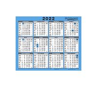AT-A-GLANCE calendario de pared 2016 escritorio o un año para ver doble cara W254 X H210 mm, 930