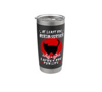 At Least My American Shorthair Cat Loves Me For Life Vaso térmico de acero inoxidable de doble pared