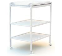 AT4 - Cambiador madera con 2 estantes LILO Blanco