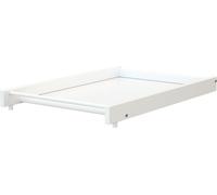 AT4 - Cambiador para cuna bebé MONA madera - Blanco - 82,5 x 54 x 12 cm