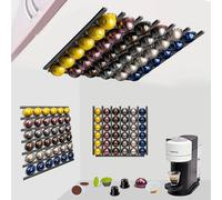 Ataraxia Home - Porta Cápsulas Compatible con Dolce Gusto - Soporte y Organizador para Cápsulas Dolce Gusto - Dispensador Cápsulas Nespresso - Portacápsulas y Organizador para Nespresso (6 Negro)