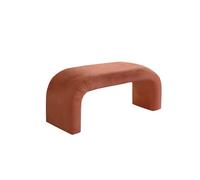 Atelier Del Sofa Elegante puf de Coral, Terciopelo Corduroy, 106 x 45 x 46 cm, 100% poliéster, Marco de árbol de la Playa, Salas de Estar Modernas y Espacios acogedores