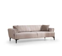 Atelier Del Sofa Hamlet Sofá-Cama de 3 Plazas Beige