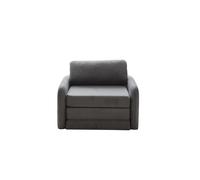 Atelier Del Sofa Nest - Sofá-Cama de 1 Plaza en Terciopelo Gris