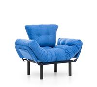 Atelier Del Sofa Nitta Single - Sillón de orejas Azul