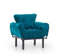 Atelier Del Sofa Nitta Single - Verde petróleo