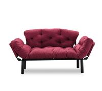 Atelier Del Sofa Nitta Sofá-Cama de 2 Plazas Burdeos
