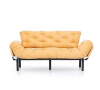 Atelier Del Sofa Nitta Triple - Sofá cama de 3 plazas, Mostaza