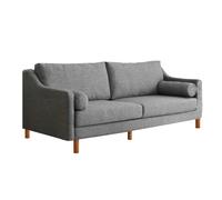 Atelier Del Sofa Nordi Sofá de 3 Plazas de Madera - Gris