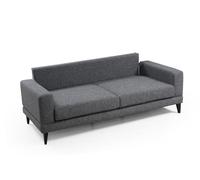 Atelier Del Sofa Nordic 3 Seater Sofá Cama Gris Oscuro