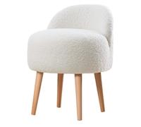 Atelier Del Sofa Puff de Piel Sintética Blanco