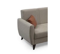Atelier Del Sofa Zaden - Sofá cama de 3 plazas Beige