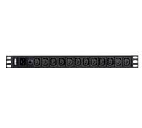 Aten PE0212G Unidad de distribución de energía (PDU) 12 Salidas AC 1U Negro