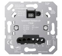 Atenuador de intensidad para luces LED Jung, modelo estándar, sin entrada auxiliar, para empotrar, 1 unidad.