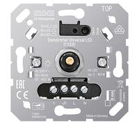 Atenuador rotatorio universal para LED, compatible con sistemas empotrables, 1 unidad.