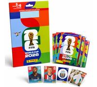 ATHLEJOY XXL Fan Starterset WM 2026 - Pegatinas originales de Panini + 35 adhesivos + 6 especiales extra - para coleccionar e intercambiar - Mundial (35 pegatinas & 6 especiales)