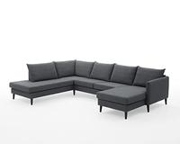 Atlantic Home Collection Sofá Modular rinconero con Esquina a la Izquierda y cheslón a la Derecha