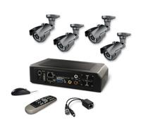 Atlantis land netdvr t410 kit kit de videovigilancia alámbrico 4 cana