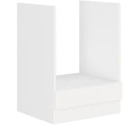 ATLAS: Armario para horno - Decoración blanca - Ancho 60 cm - Se vende sin encimera