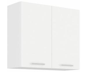 Atlas Unidad alta con 2 puertas batientes - Blanco - L80 cm