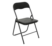 5five Silla plegable negra
