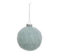 Atmosphera - Adorno navideño de Cristal 100mm Verde Esmerilado