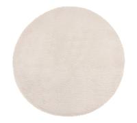 Atmosphera Alfombra extra suave efecto piel Marfil 80 cm