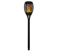 Atmosphera Antorcha Solar Plástica Negro para Jardín con Autonomía de 7 Horas