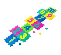 Atmosphera Be Toys Alfombra Infantil de Espuma Multicolor con Números para Juego Seguro y Cómodo
