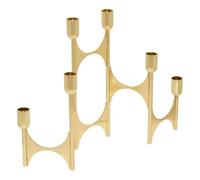 Atmosphera - Candelabro Crush, 48 cm de Altura, Dorado