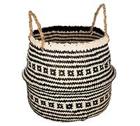 Atmosphera - Cesta de caña - Negra 36x14-5 cm