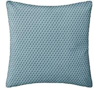 Atmosphera - cojín - diseño otto - algodón - azul pato - 38x38 cm