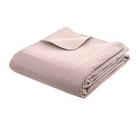 Atmosphera - Colcha + 2 Fundas de Almohada 'Dolce' - Rosa Polvo 260 x 240 cm