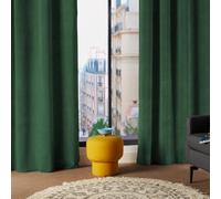 Atmosphera - Cortina con Ojales 'Lilou' - Verde 140 x 260 cm