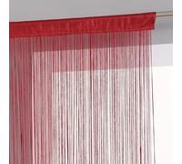 Atmosphera - Cortina de Alambre - roja - 90x200 cm