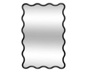 ATMOSPHERA CREATEUR D'INTERIEUR Espejo Mural Ola Judy 60 x 38 cm Negro