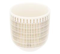 ATMOSPHERA CREATEUR D'INTERIEUR - Juego de 6 tazas lunis de 109 ml, color dorado