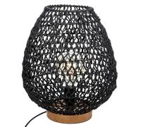 ATMOSPHERA CREATEUR D'INTERIEUR Lámpara de Metal + Papel Negro H 35 ETEL