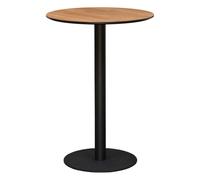 ATMOSPHERA CREATEUR D'INTERIEUR - Mesa de bar redonda de 70 cm de diámetro, color marrón