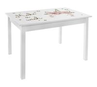 Atmosphera Créateur D'intérieur Mesa Fantasía Blanca Estampados Unicornio 77x55cm