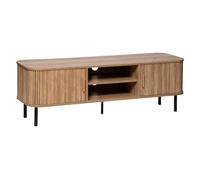 Atmosphera Mueble TV Montreal dos puertas blanco 140x40x46 cm